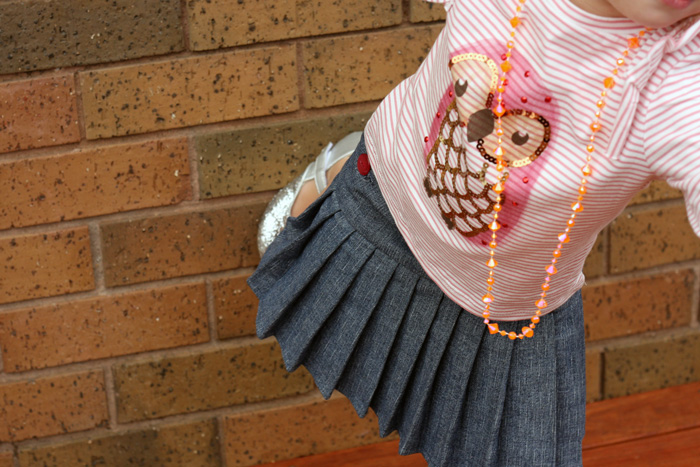 Schoolday Skirt by Blank Slate Patterns sewn by Things for Boys